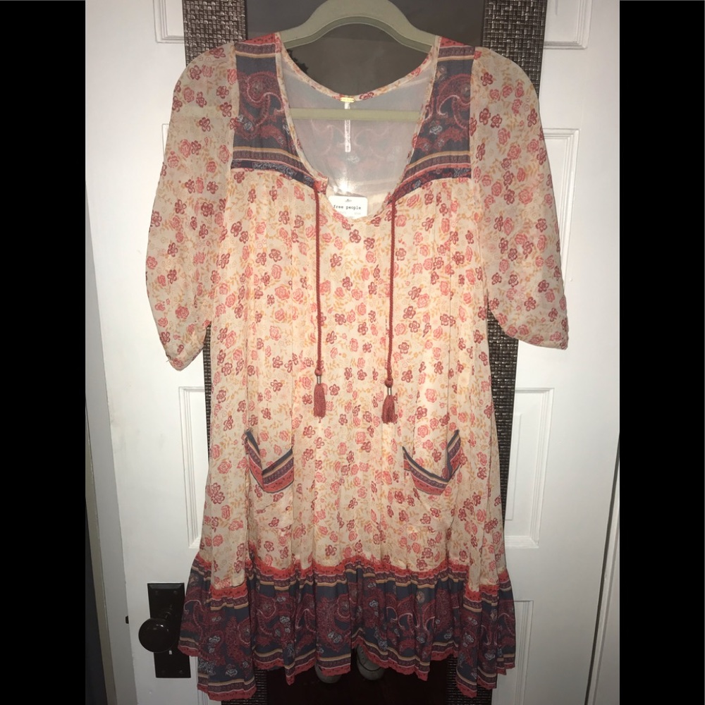 NWT Free People Floral Mini Dress